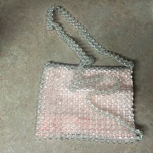 URBAN OUTFITTERS Mini Beaded Classic Small Tote Bag